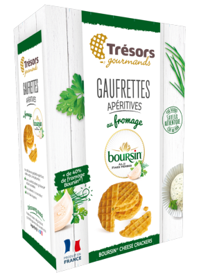 Gaufrettes Apéritives Pur Beurre BOURSIN AIL ET FINES HERBES 60g