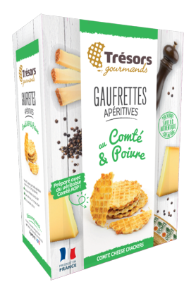 Gaufrettes Apéritives Pur Beurre COMTE ET POIVRE 60g