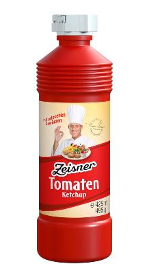 Sauce Ketchup de Tomates Zeisner 495g tube plastique