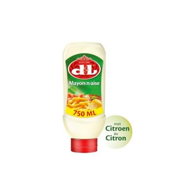 Véritable Mayonnaise Belge au Citron Tube Plastique 750ml